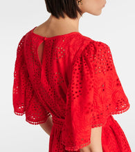 Melissa Odabash Kara cotton broderie anglaise minidress