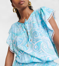 Melissa Odabash Keri printed tiered minidress