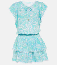 Melissa Odabash Keri printed tiered minidress
