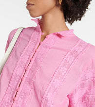 Melissa Odabash Rita embroidered cotton minidress