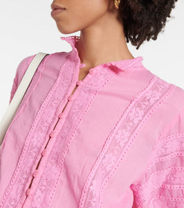 Melissa Odabash Rita embroidered cotton minidress