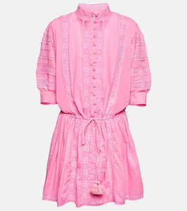 Melissa Odabash Rita embroidered cotton minidress