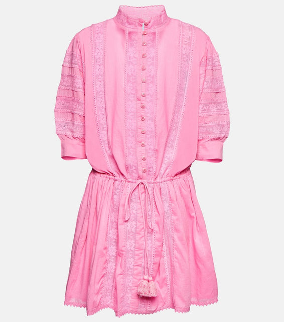 Melissa Odabash Rita embroidered cotton minidress