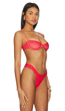 Mello The Label Bralette Bikini Top in Red