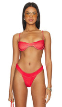 Mello The Label Bralette Bikini Top in Red - Haut de bikini brassière Mello The Label en rouge - Mello The Label 红色文胸比基尼上衣 - Mello The Label Bralette-Bikinioberteil in Rot - Mello The Label 브라렛 비키니 탑 레드 색상 - Top bikini bralette Mello The Label in rosso