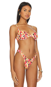 Mello The Label Underwire Bikini Top in Red