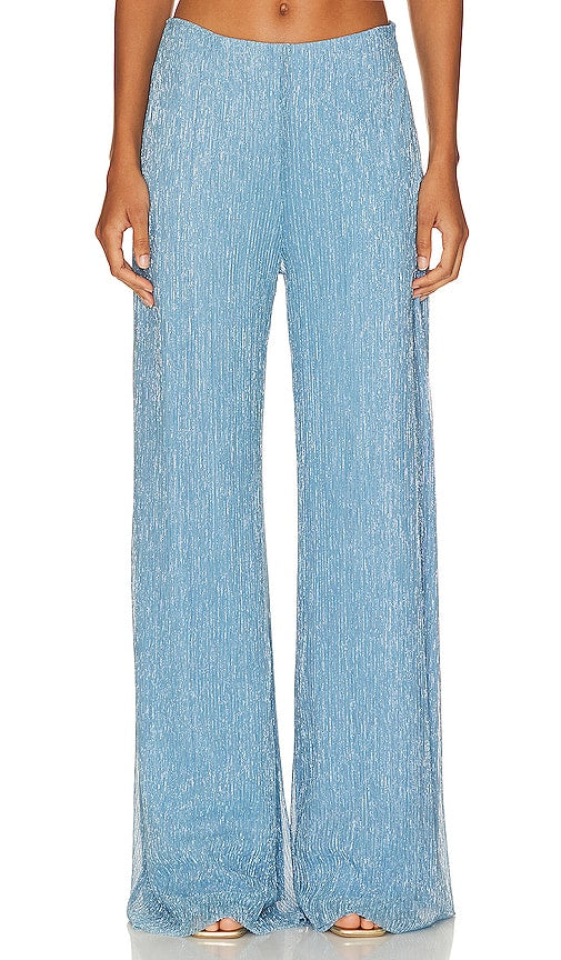 Meltem Ozbek Star Pants in Blue - Pantalon Meltem Ozbek Star en bleu - Meltem Ozbek 蓝色星星长裤 - Meltem Ozbek Star Hose in Blau - Meltem Ozbek 스타 팬츠블루 색상 - Pantaloni Meltem Ozbek Star in blu