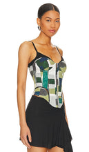 Miaou Cristina Corset in Green
