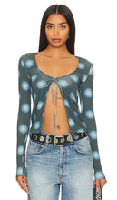 Miaou Helena Top in Blue - Haut Miaou Helena en Bleu - Miaou Helena 蓝色上衣 - Miaou Helena Top in Blau - MIAOU HELENA 탑 - Top Miaou Helena in blu