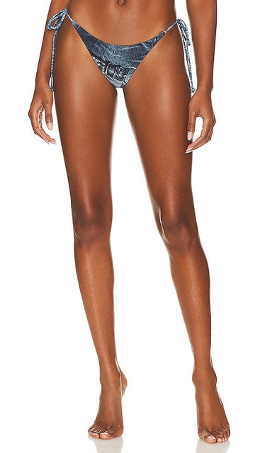 Miaou Kauai Bikini Bottom in Blue - Bas de bikini Miaou Kauai en bleu - Miaou Kauai 蓝色比基尼泳裤 - Miaou Kauai Bikinihose in Blau - Miaou Kauai 비키니 하의 블루 색상 - Slip bikini Miaou Kauai in blu
