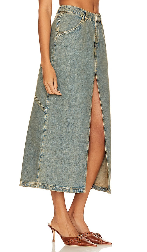 Miaou Rowan Skirt in Blue