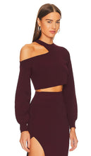Michael Costello x REVOLVE Asym Cut Out Dolman Sweater in Purple