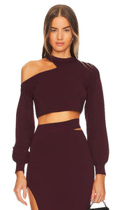 Michael Costello x REVOLVE Asym Cut Out Dolman Sweater in Purple - Michael Costello x REVOLVE Pull Dolman Asymétrique à Découpes en Violet - Michael Costello x REVOLVE Asym 紫色剪裁 Dolman 毛衣 - Michael Costello x REVOLVE Asym Cut Out Dolman Pullover in Lila - Michael Costello x REVOLVE Asym 컷아웃 돌만 스웨터 퍼플 색상 - Maglione Dolman con taglio asimmetrico Michael Costello x REVOLVE in viola