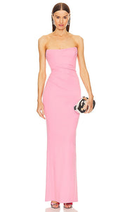 Michael Costello x REVOLVE Briggs Gown in Pink - Michael Costello x REVOLVE ROBE Briggs en Rose - Michael Costello x REVOLVE Briggs 粉色礼服 - Michael Costello x REVOLVE Briggs Kleid in Rosa - Michael Costello x REVOLVE Briggs 가운 핑크 색상 - Abito Michael Costello x REVOLVE Briggs in rosa