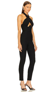 Michael Costello x REVOLVE Circe Jumpsuit in Black