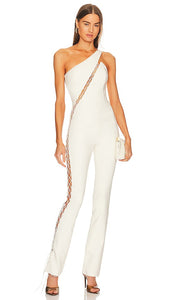 Michael Costello x REVOLVE Essex Jumpsuit in Ivory - Michael Costello x REVOLVE Combinaison Essex en Ivoire - Michael Costello x REVOLVE Essex 象牙色连身裤 - Michael Costello x REVOLVE Essex Overall in Elfenbein - Michael Costello x REVOLVE Essex 점프수트 in 아이보리 - Tuta Michael Costello x REVOLVE Essex in avorio