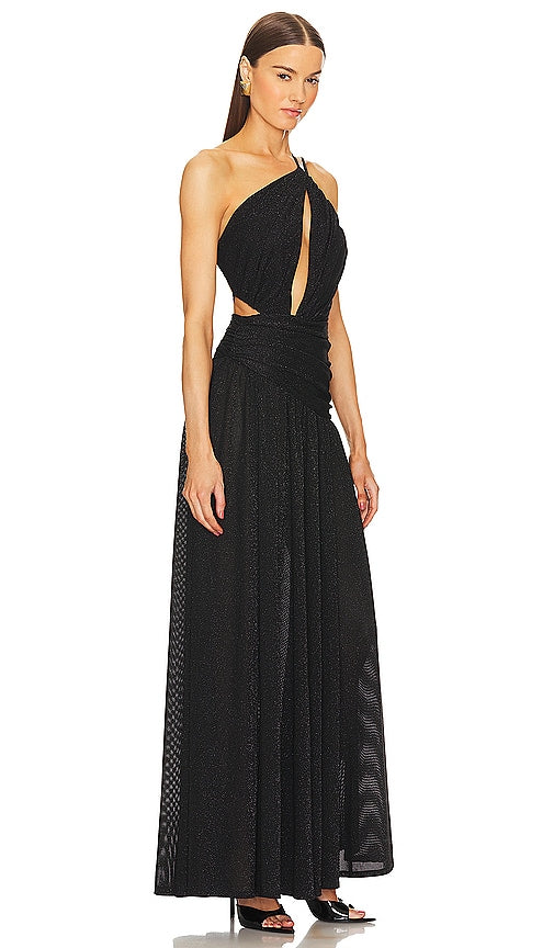 Michael Costello x REVOLVE Fairleigh Gown in Black