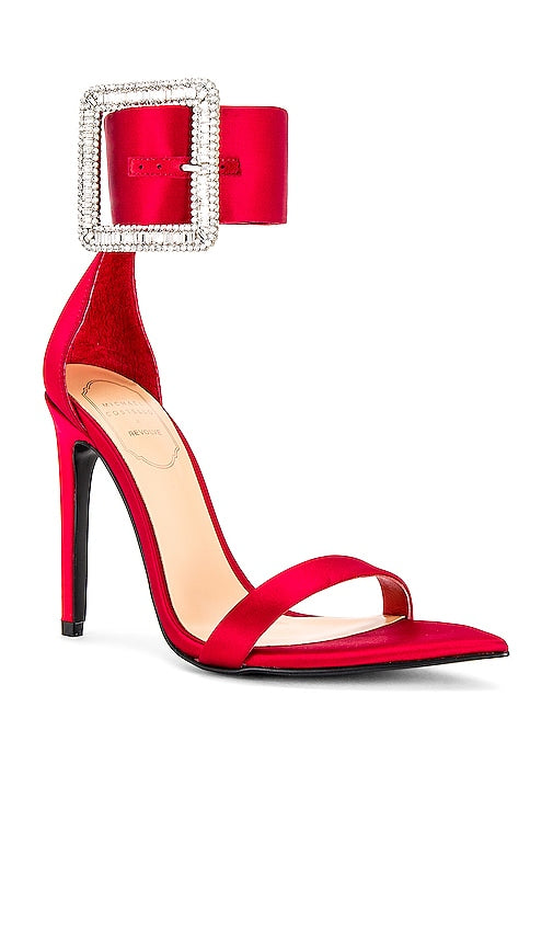 Michael Costello x REVOLVE Fatima Heel in Red