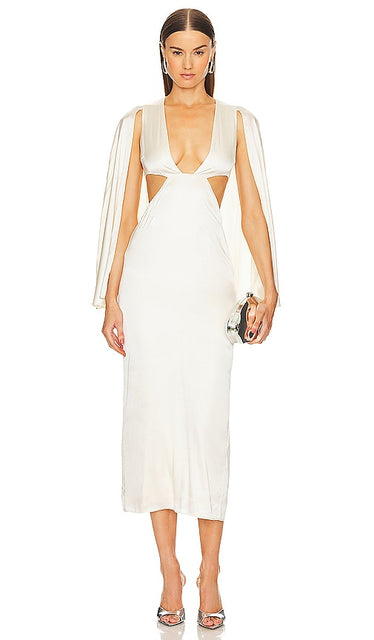 Michael Costello x REVOLVE Georgiana Gown in Ivory - Michael Costello x REVOLVE ROBE Georgiana en Ivoire - Michael Costello x REVOLVE Georgiana 象牙色礼服 - Michael Costello x REVOLVE Georgiana Kleid in Elfenbein - Michael Costello x REVOLVE Georgiana 가운 아이보리 색상 - Abito Michael Costello x REVOLVE Georgiana in avorio