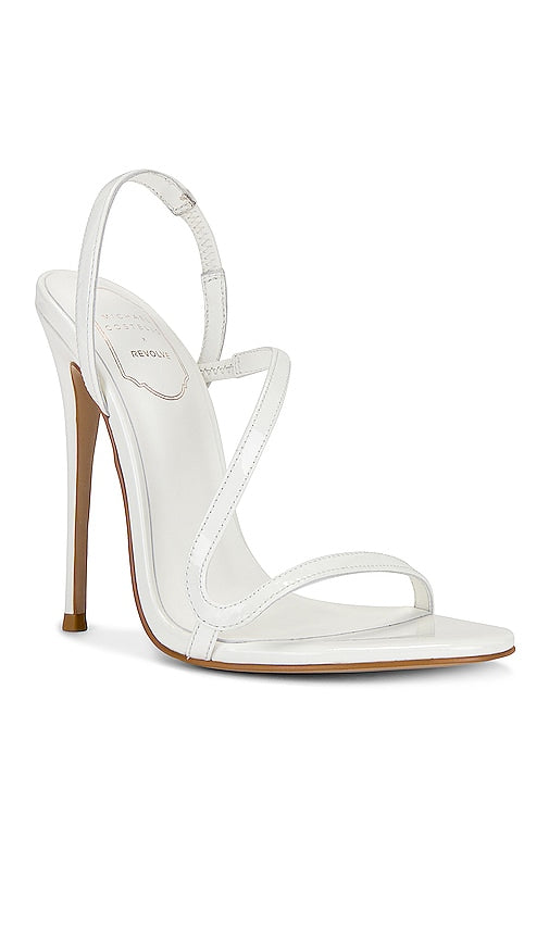 Michael Costello x REVOLVE Gia Sandal in White