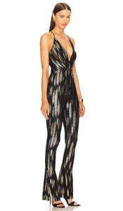 Michael Costello x REVOLVE Jayne Jumpsuit in Black