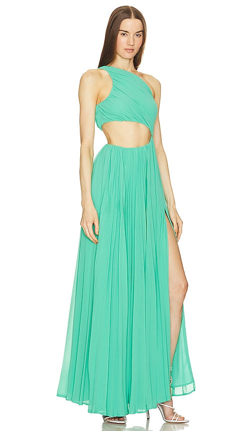 Michael Costello x REVOLVE Jovie Gown in Teal