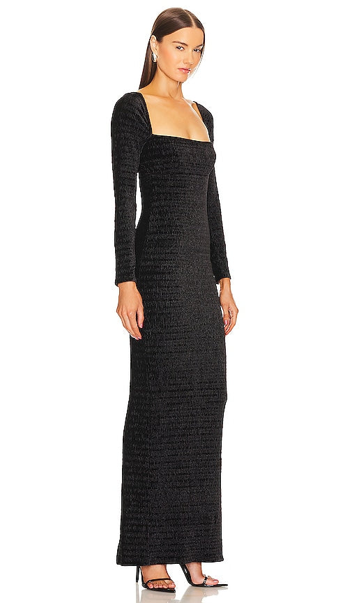 Michael Costello x REVOLVE Loretta Gown in Black