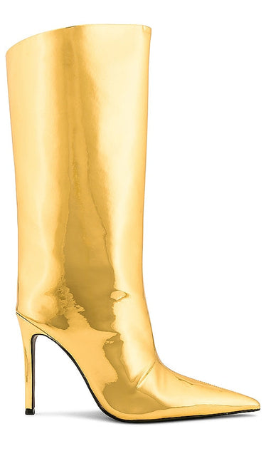 Michael Costello x REVOLVE Sabrina Boot in Metallic Gold - Michael Costello x REVOLVE Bottine Sabrina en Or Métallisé - Michael Costello x REVOLVE Sabrina 金属金色靴子 - Michael Costello x REVOLVE Sabrina Stiefel in Metallic-Gold - Michael Costello x REVOLVE 사브리나 부츠 메탈릭 골드 소재 - Stivale Sabrina Michael Costello x REVOLVE in oro metallizzato