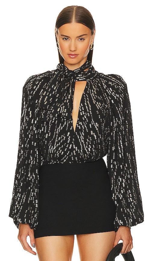 Michael Costello x REVOLVE Sirius Bodysuit in Black - Michael Costello x REVOLVE Body Sirius en Noir - Michael Costello x REVOLVE Sirius 黑色连体衣 - Michael Costello x REVOLVE Sirius Body in Schwarz - Michael Costello x REVOLVE 시리우스 바디수트 블랙 색상 - Body Michael Costello x REVOLVE Sirius in nero