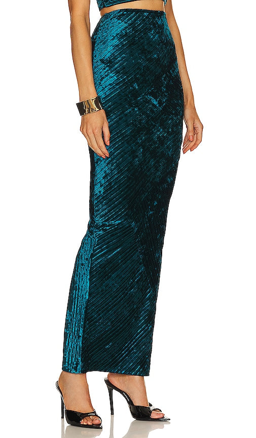 Michael Costello x REVOLVE Spencer Skirt in Teal