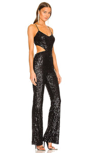 Michael Costello x REVOLVE Tanner Jumpsuit in Black