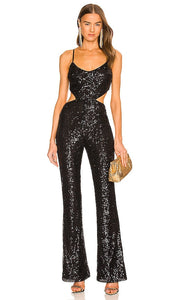 Michael Costello x REVOLVE Tanner Jumpsuit in Black - Michael Costello x REVOLVE Combinaison Tanner en Noir - Michael Costello x REVOLVE Tanner 黑色连身裤 - Michael Costello x REVOLVE Tanner Jumpsuit in Schwarz - Michael Costello x REVOLVE 태너 점프수트 블랙 색상 - Tuta abbronzante Michael Costello x REVOLVE in nero