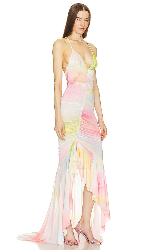 Michael Costello x REVOLVE Venice Gown in Ivory