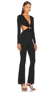 Michael Costello x REVOLVE Zyon Jumpsuit in Black