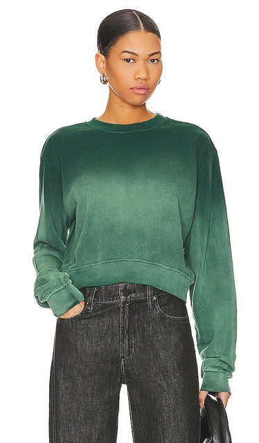 Michael Lauren Exon Crew Neck Sweater in Green - Michael Lauren - Exon - Pull ras du cou vert - Michael Lauren Exon 绿色圆领毛衣 - Michael Lauren Exon Pullover mit Rundhalsausschnitt in Grün - Michael Lauren 엑손 크루넥 스웨터그린 색상 - Maglione girocollo Michael Lauren Exon in verde