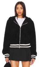 Michael Lauren Torin Sherpa Jacket in Black