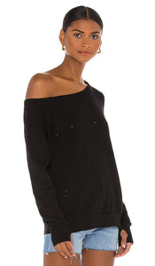 Michael Lauren Ventura Pullover in Black