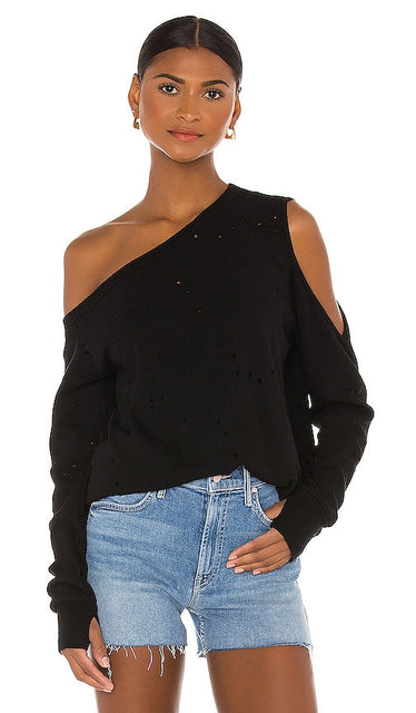 Michael Lauren Ventura Pullover in Black - Pull Michael Lauren Ventura en noir - Michael Lauren Ventura 黑色套头衫 - Michael Lauren Ventura Pullover in Schwarz - Michael Lauren 벤츄라 풀오버 블랙 컬러 - Pullover Michael Lauren Ventura in nero