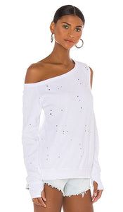 Michael Lauren Ventura Pullover in White