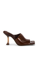 Miista Miri Mule Sandal in Brown | Brown Open Toe Mules for Women