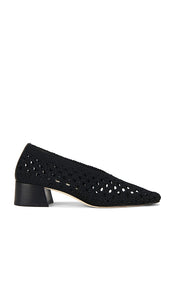 Miista Taissa Court Heel in Black | Black Pump Heels for Women