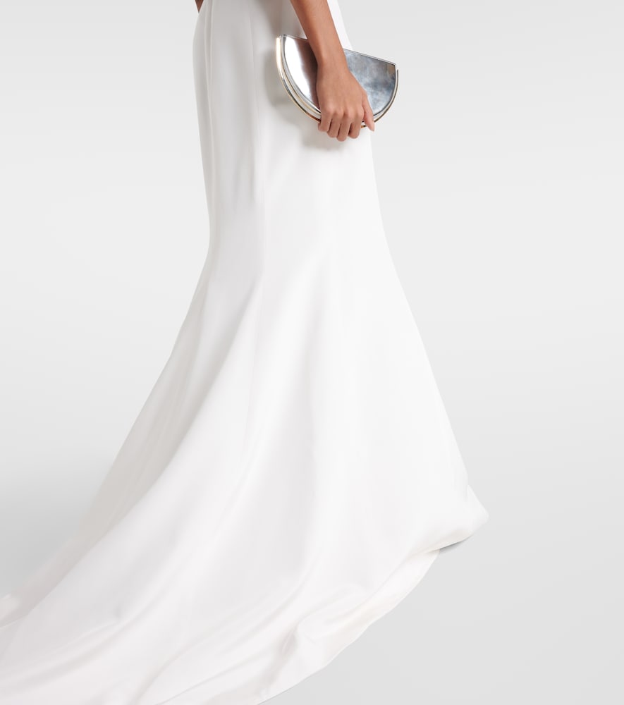 Miss Sohee Iris embellished silk maxi dress