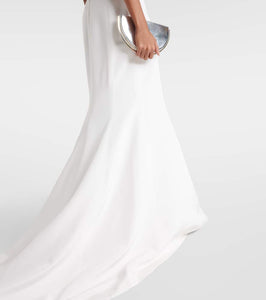 Miss Sohee Iris embellished silk maxi dress