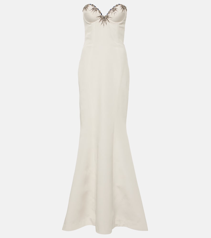 Miss Sohee Iris embellished silk maxi dress. Sohee Iris 女士的真丝缀饰长裙