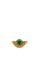 Missoma Zenyu Gemstone Fan Ring in Metallic Gold