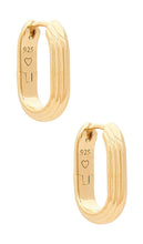 Missoma Zenyu Ovate Hoop in Metallic Gold