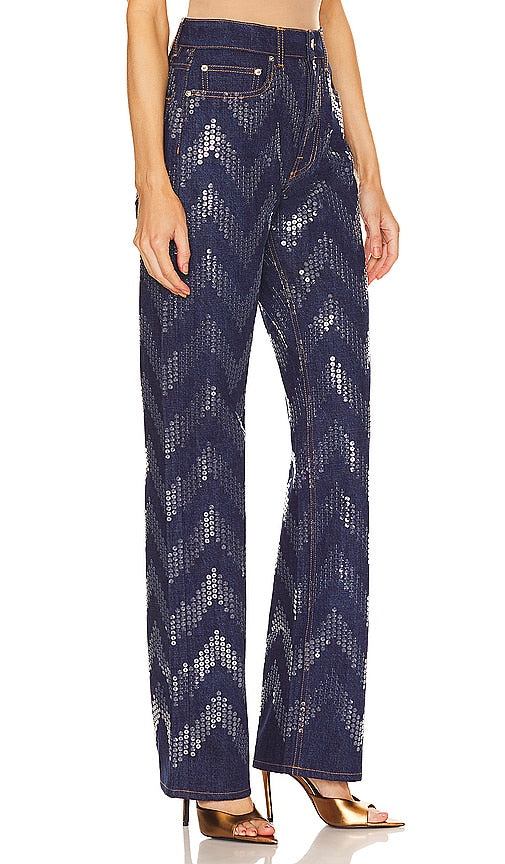 Missoni 5 Pocket Trousers in Blue