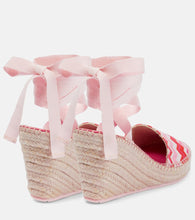 Missoni Chevron canvas espadrille wedges