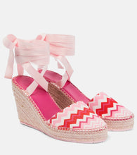 Missoni Chevron canvas espadrille wedges