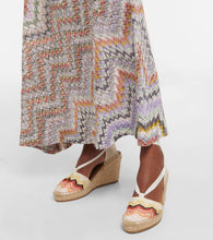 Missoni Chevron wedge espadrilles